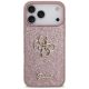 3. Guess Fixed Glitter Big 4G Hülle für iPhone 18 Pro Max / 17 Pro Max – Pink
