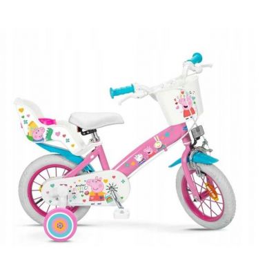 2. TOIMSA 12" Peppa Pig Kinderfahrrad, rosa