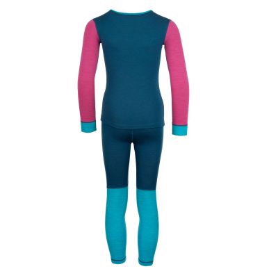 2. Trollkids Kinder Merino Baselayer Set II für Jungen/Mädchen (644-123)