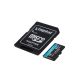 3. KINGSTON microSDXC Canvas Go Plus 64 GB + Adapter