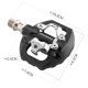 8. Rockbros M108 Nylon Half-Lock Doppelseitige Fahrradpedale - Schwarz