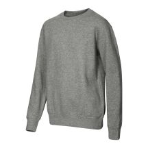 Kinder-Sweatshirt mit Rundhalsausschnitt (Dunkelgrau meliert)