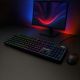8. Wozinsky WKG-200 RGB Membran-Gaming-Tastatur mit Scrollrad – Schwarz