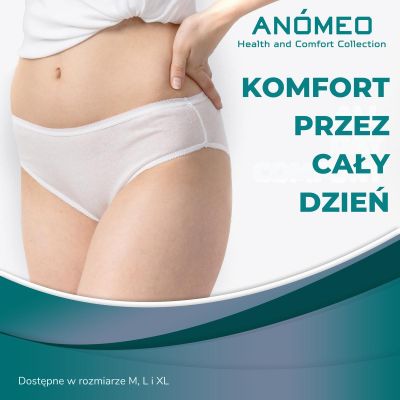7. EINWEG-DAMENUNTERWÄSCHE ANOMEO (BAUMWOLLE) XL – 6 STK.