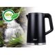 11. Ideal Wasserkocher 1,7 l, Edelstahlgehäuse, Leistung 1500 W, Schwarz