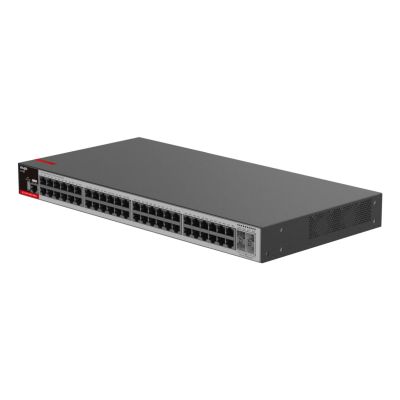 7. Ruijie L2+ Managed Switch | 48 x 1-Gbit-Ports + 4 x 2,5-Gbit-SFP-Ports | 2 Lüfter, 1 integriertes Netzteil | Rackmontage