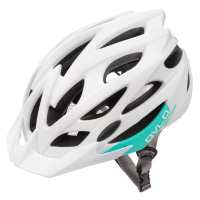 Meteor Ovlo L 17363 Fahrradhelm, 58-61 cm, Weiß/Mint