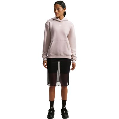 6. Nike Studio Damen-Fleece-Sweatshirt, mittelschwer, rosa, IM8100 236