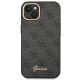 3. Guess GUHCP14SHG4SHK iPhone 14 6.1 "schwarz / schwarzes Hartschalenetui 4G Vintage Gold Logo