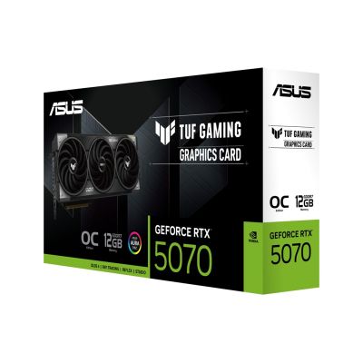 4. ASUS TUF Gaming GeForce RTX 5070 OC 12GB Grafikkarte