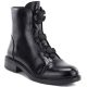 Damen-Ankle-Boots mit Zierblumen, gefüttert, schwarz, Potocki SZ12852