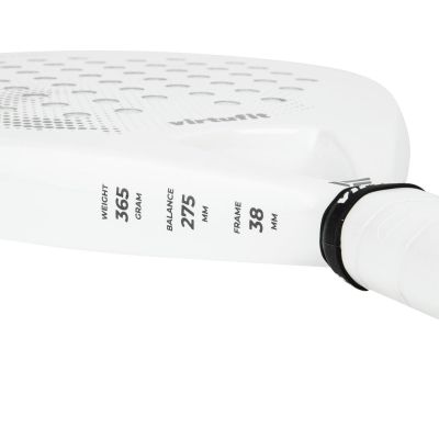 3. VIRTUFIT PADEL CONTROL SCHLÄGER - WEISS UND SCHWARZ