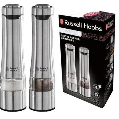 Russell Hobbs 23460-56 Gewürzmühle Salz- und Pfeffermahlset Edelstahl