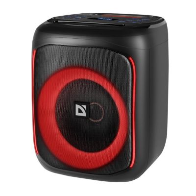 Defender BOOMER 50 Bluetooth-Lautsprecher 50W MP3/FM/SD/USB/AUX/TWS/LED/Mikrofon Karaoke Schwarz