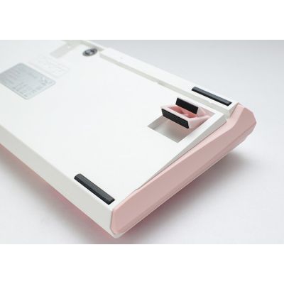 7. Ducky One 3 TKL Gossamer Pink Gaming-Tastatur USB US-Englisch Pink, Weiß