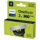 3. PHILIPS QP 420/50 Ersatzklinge (eine Klinge)