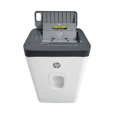18. HP ONESHRED Auto 200CC Papiervernichter, Weiß und Grau