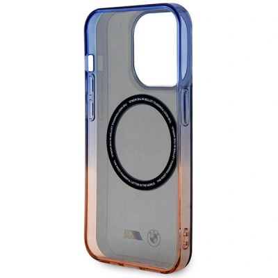 9. Hülle BMW BMHMP14LHTGE iPhone 14 Pro 6.1" grau/grau Hardcase Gradient Bumper MagSafe