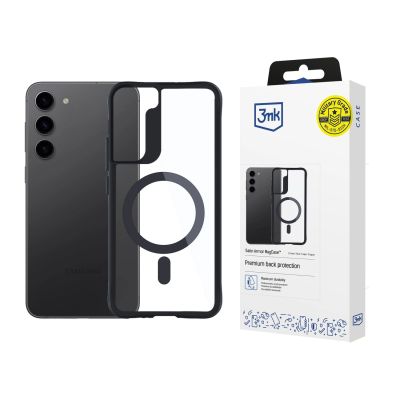 3mk Satin Armor MagCase Hülle für Samsung Galaxy S23 5G – transparent