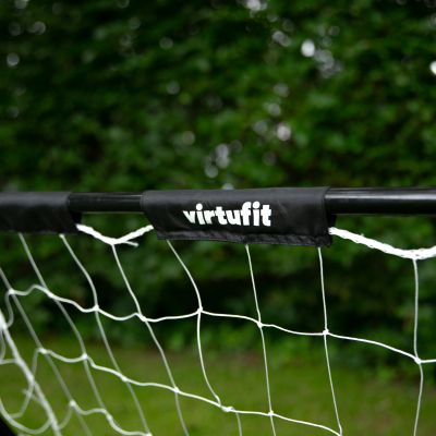 25. VIRTUFIT FUSSBALLTOR MIT SCHUSSMATTE - 215 X 150 CM