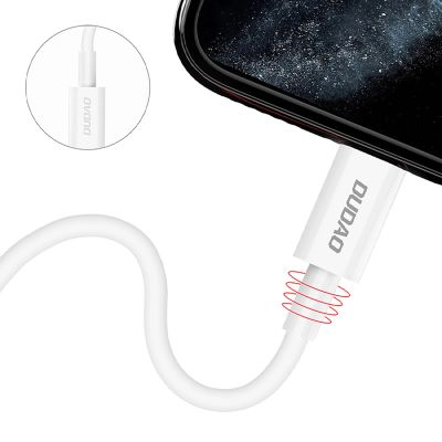 2. Dudao L6X USB-C - Lightning PD 20W 1m Kabel - Weiß