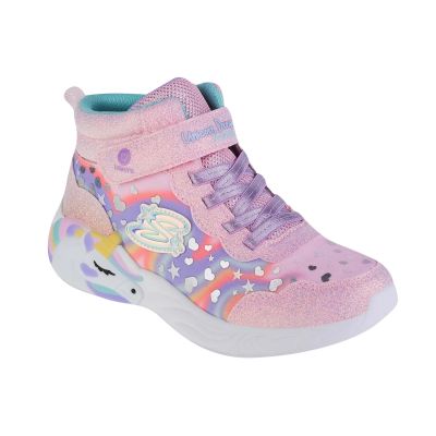 Skechers Lighted Unicorn Dreams Magical Dreamer 302332L-LPMT, Rosa, 33