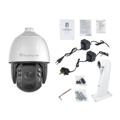 2. LevelOne IPCam32xZ 4MP/H.265/IR/20W/PoE/IP66 PTZ Dome-Ausgang
