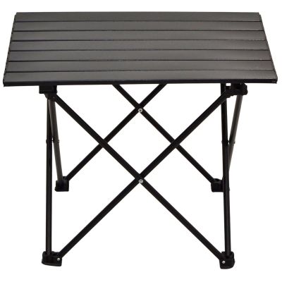 40. Faltbares Touristen-Set 3-in-1 Tisch und 2 Stühle Schwarz Enero Camp