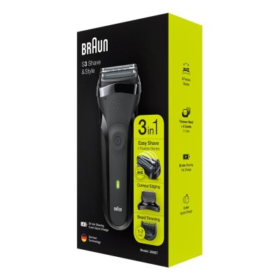 4. Braun Series 3 300BT Rotationsrasierer/Trimmer Schwarz