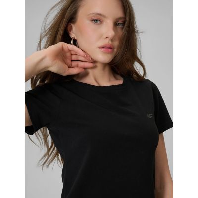 4. Damen-T-Shirt, schmal geschnitten, einfarbig, Größe 4F 4FRSS26TTSHF3628-20S
