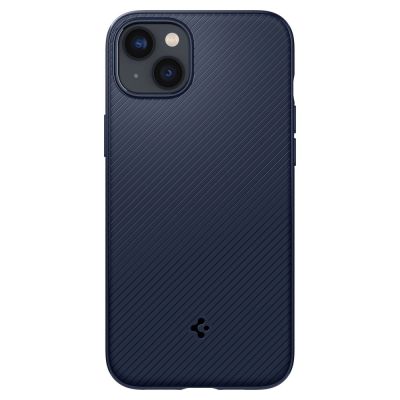 18. Spigen Mag Armor Hülle für iPhone 14 Plus – blau