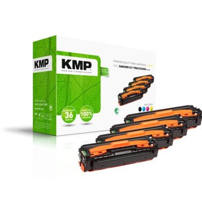 2. KMP SA-T57V Tonerkartusche 4er-Pack Ersatzpatronen Schwarz, Cyan, Magenta, Gelb