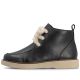 3. Schwarze Damen-Ankle-Boots aus Leder, Rieker 71100-00