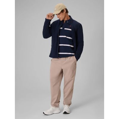 4. Herren-Fleecejacke mit Stehkragen, Größe 4F 4FRAW26TFLEM542-30S
