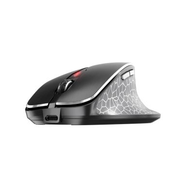 2. CHERRY MW 8C ERGO Maus, Rechtshänder, Funkfernbedienung + Bluetooth, optischer Sensor, 3000 DPI