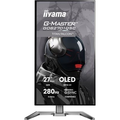 2. iiyama G-MASTER GOB2701QSC-B1 Computermonitor 68,6 cm (27") 2560 x 1440 px 2K Ultra HD OLED Schwarz