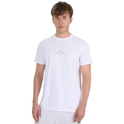 Herren T-Shirt 4F M2961 weiß 4FWAW25TTSHM2961 10S
