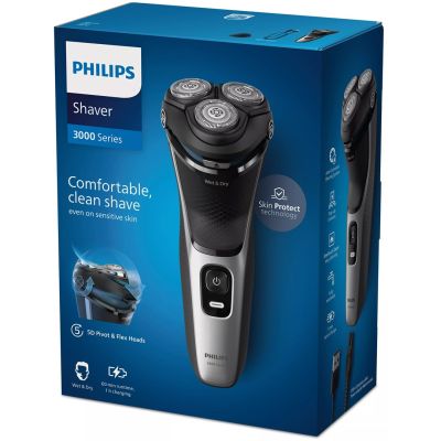 4. PHILIPS Rasierer der Serie 3000 S3143/00