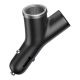 4. Baseus Y Type Car Charger Auto Ladegerät mit 2x USB und Zigarettenanzünder 3.1A schwarz (CCALL-YX01)