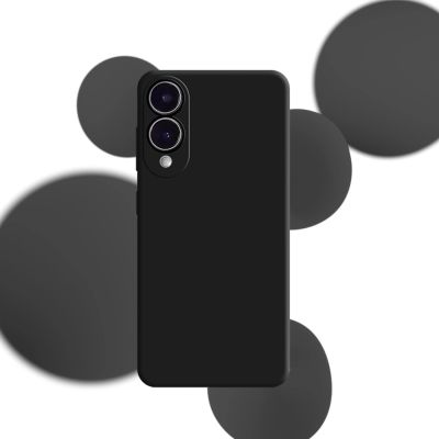 4. 3mk Silikonhülle für Samsung Galaxy S25 Edge – Schwarz