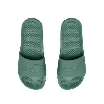 10. Kubota Basic Plain Pool Flip-Flops grün K25SS-101-001-18-1