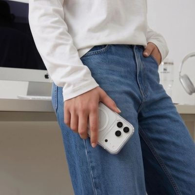 8. Tech-Protect Flexair Hybrid CC MagSafe Hülle für iPhone 17 Pro Max / 18 Pro Max – Transparent