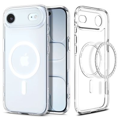 Spigen Ultra Hybrid MagSafe Case für iPhone 17 Air - Klar und Weiß