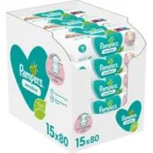 Pampers 81687213 Feuchttücher für Babys, 1200 Stück.