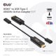 3. CLUB 3D CAC-1333 Kabeladapter 0,22 m HDMI Typ-A (Standard) USB Typ-C Schwarz