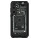 4. Spigen Ultra Hybrid-Hülle für Samsung Galaxy S23 FE – Dunkelgrau (Zero One-Muster)