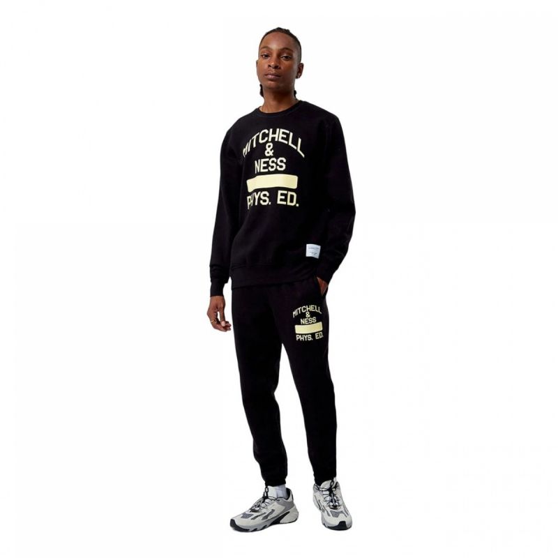 7. Mitchell & Ness Branded Fashion Graphic Crew M FCPO5532-MNNYPPPBLCK Sweatshirt