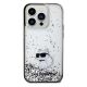 3. Karl Lagerfeld Liquid Glitter Choupette Hülle für iPhone 14 Pro – transparent