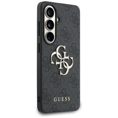 4. Guess 4G Big Metal Logo Hülle für Samsung Galaxy S26 - Schwarz