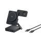 2. Baseus PicoGo AF21 3-in-1 Qi2.2 35W Kabelloses Ladegerät mit 1m USB-C-Kabel – Schwarz